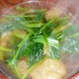 油揚げと小松菜の煮びたし